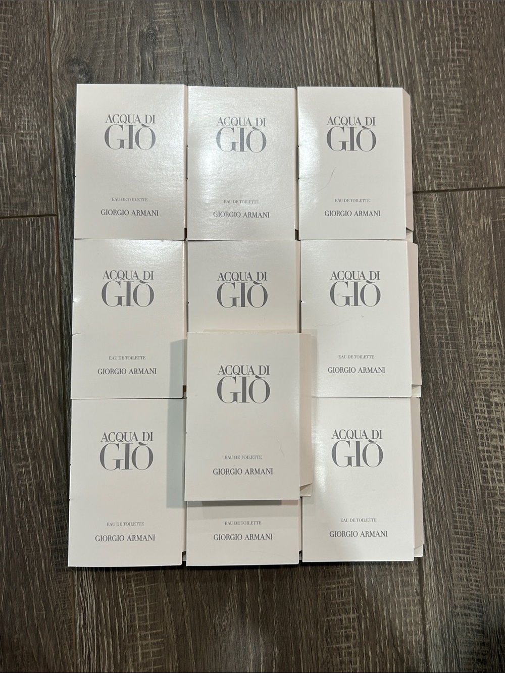 10 pieces Giorgio Armani Acqua di Giò Sample set